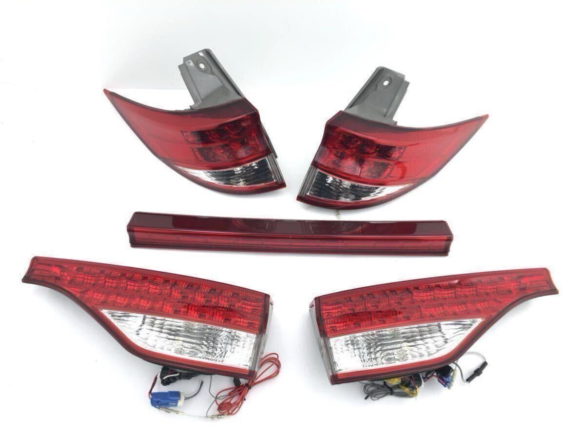 b管w221226-0202 50 55 エスティマ LED テールランプ 左右 フィニッシャー ガーニッシュ 28-205 28-209 中期 点灯OK ( GSR ACR AHR 20 (16拍卖