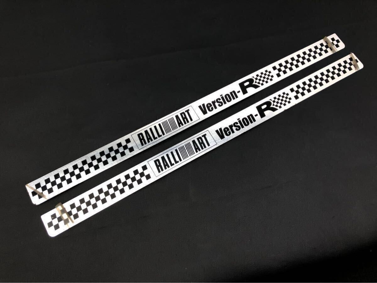 b管w240604-01111 Z27AG コルト バージョンR スカッフプレート 左右セット RALLIART ラリーアート COLT Version R (検 Z25 Z21 ラリアート拍卖