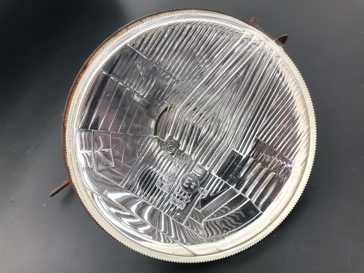 管w250942-42 シビエ CIBIE ヘッドライト 丸目 凹みレンズ 直径約15㎝ 634 E2 104 フォグランプ (8)拍卖