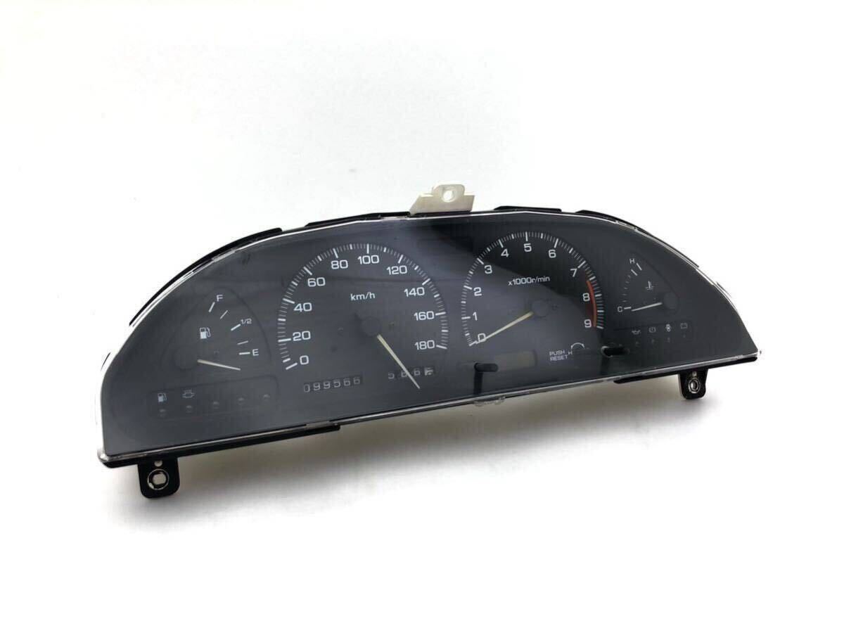 b管w240801-0155 S13 シルビア スピード メーター 計器 走行距離 99,566km 内装 PS13 (検 180SX RPS13 S14 S15 (10)拍卖