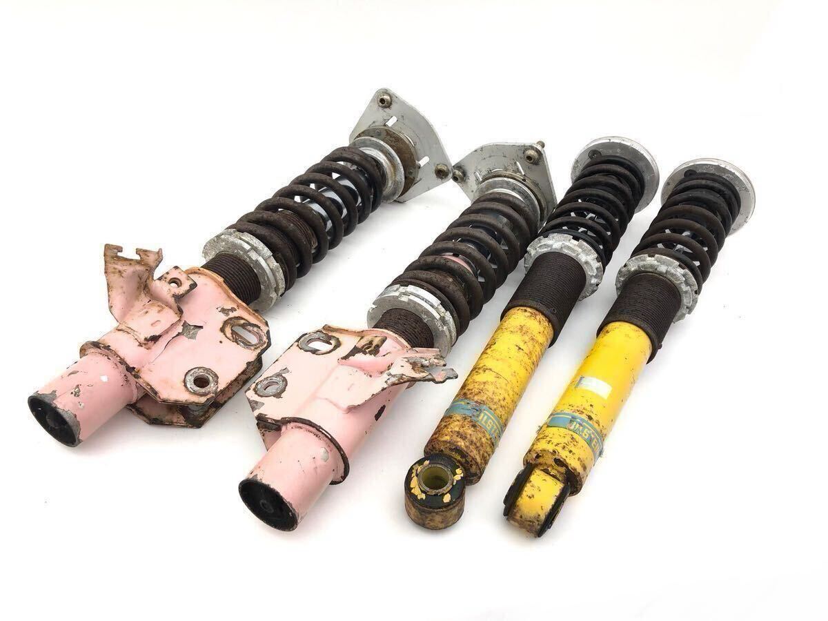 b管w240740-08 BILSTEIN ビルシュタイン サスペンション サス ショック 1台分 前後メーカー違 ジャンク 検 R32 スカイライン Z31 S13 180SX拍卖