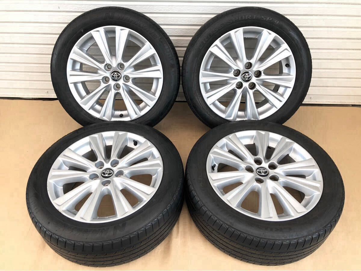 a管w240917-0111 30 アルファード ヴェルファイア トヨタ純正 ホイール 4本セット18インチ 7.5J +45 PCD 114.3 5H (検 AGH GGH AYH 35拍卖