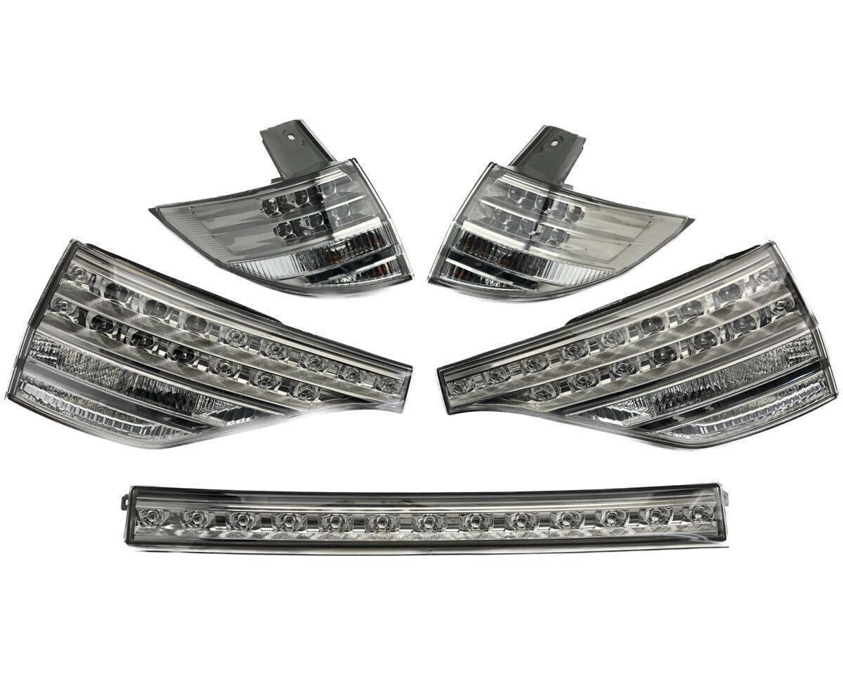 b管w221114-0206 50 55 エスティマ テールランプ 左右 セット ガーニッシュ クリアテール ライト レンズ 28-196 28-197 ACR GSR (14)拍卖