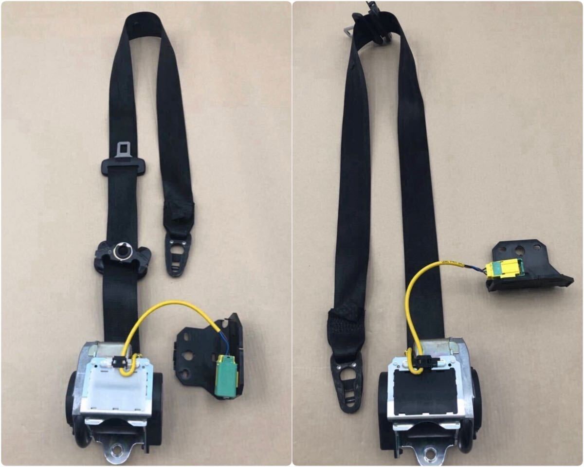 b管w190907-0166 ポルシェ カイエン S955 9PA00A シートベルト 左右セット 運転席 助手席 (8)拍卖