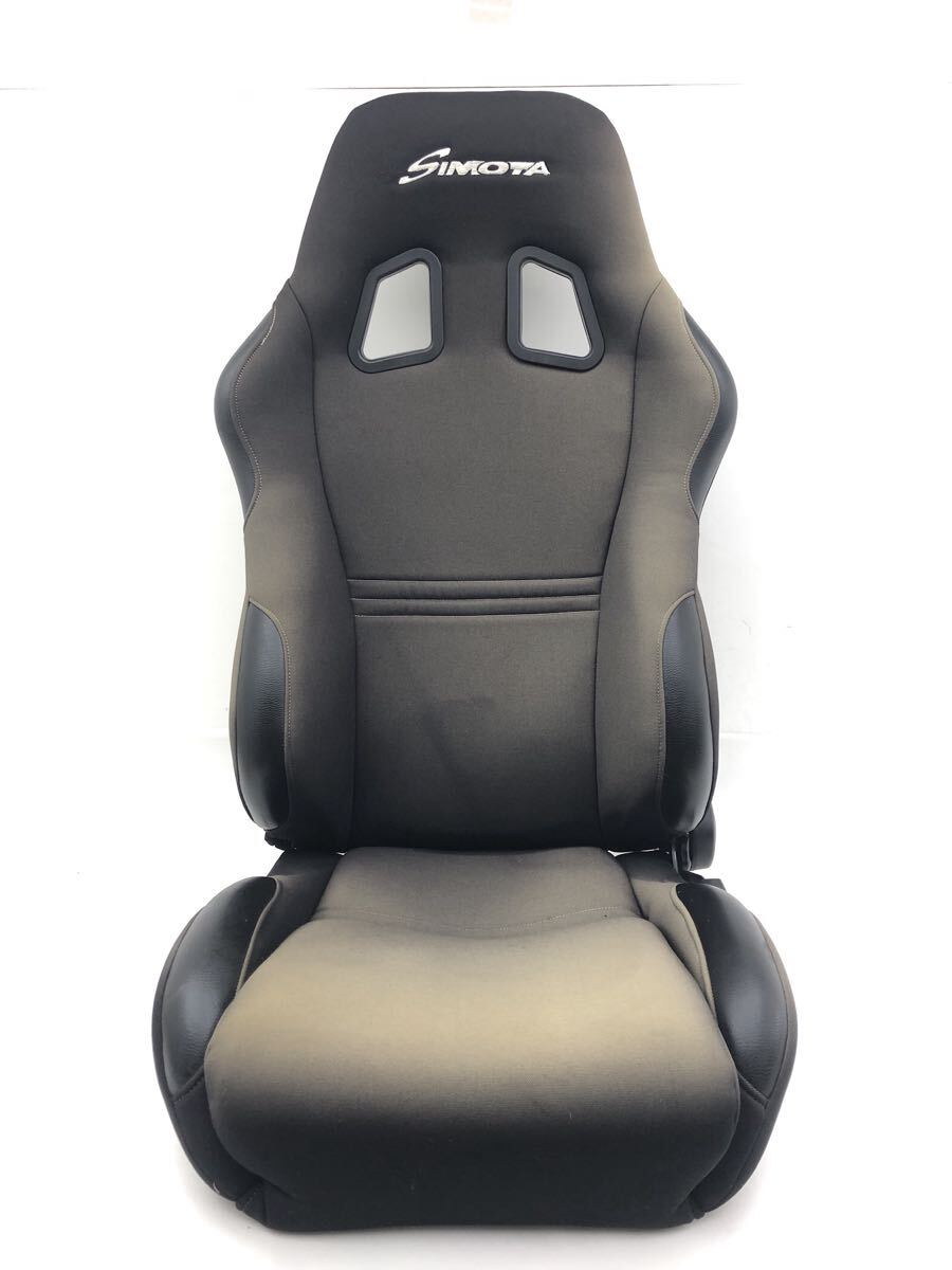 管w250942-28 SIMOTA セミバケ セミバケットシート 助手席用 当時物 シモタ (120k)拍卖