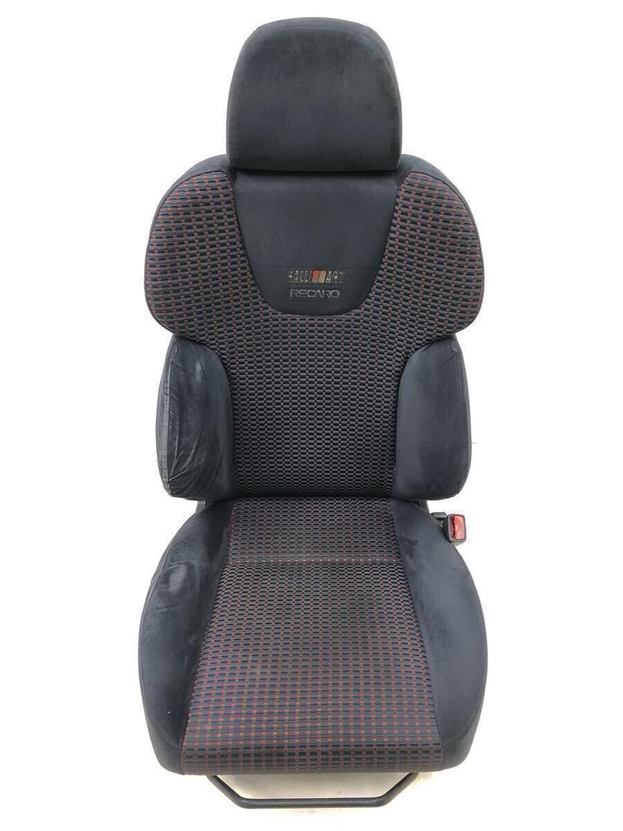 c管w220901-0461 ランサー セディア CS5W 運転席 シート 右 RECARO レカロ シートレール付き ラリアート RALLIART EDITION ターボ (120k)拍卖
