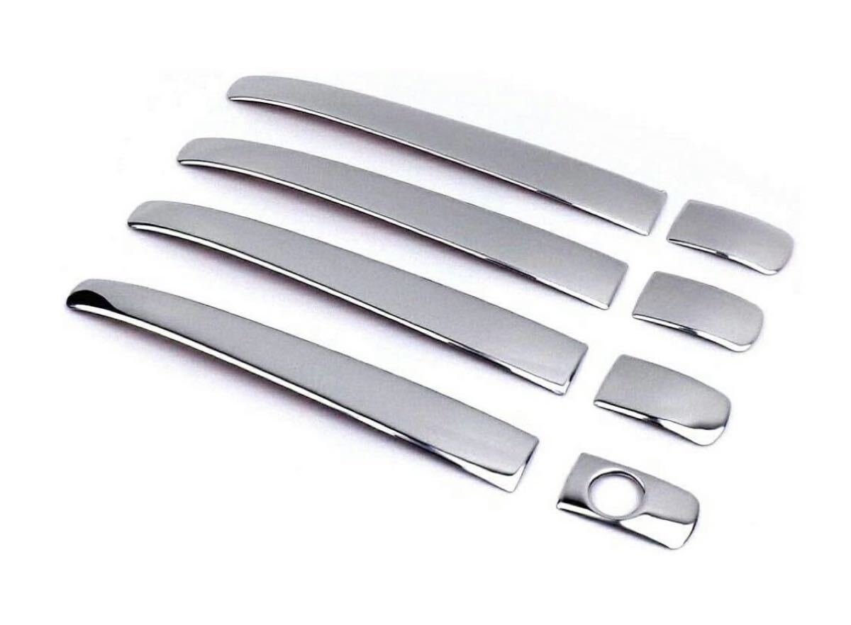 プリウス 30系 前期/後期 ドアハンドルカバー ドアノブカバー ガーニッシュ ドアハンドルプロテクター キズ防止 メッキ仕上げ 鏡面拍卖