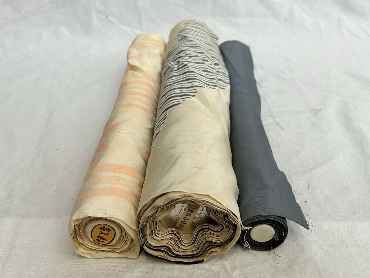 反物 生地 布地 まとめ売り 3本 和服 和装 たんもの リメイク 着物 昭和レトロ拍卖