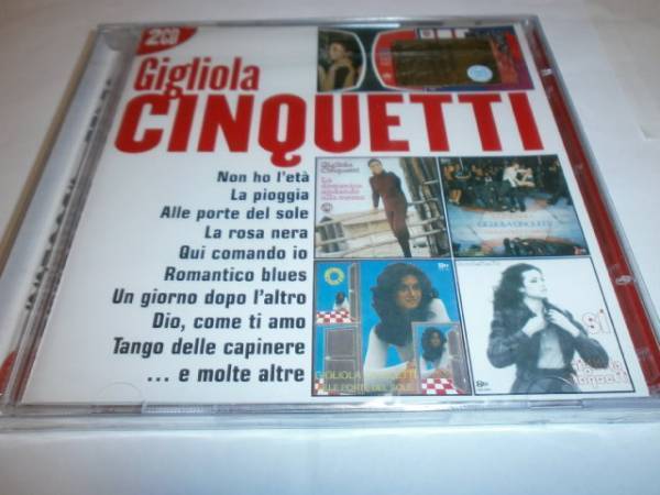輸入盤2CD ジリオラ・チンクェッティ◆イタリアン・ポップス 夢みる想い(英語)♪雨 21曲+ライブ録音3曲拍卖