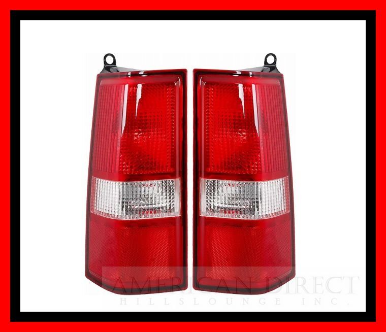 【激レア/純正タイプ/左右セット】03-22y シボレー エクスプレス GMC サバナ G-VAN リア バック ライト ランプ フォグ ストップ バンパー拍卖