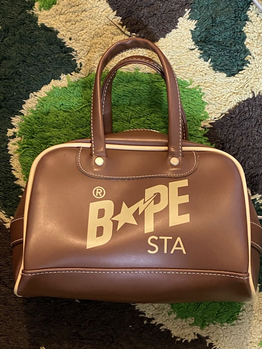 A bathing ape Bape Sta Mini ボストン バック ボストンバッグ拍卖