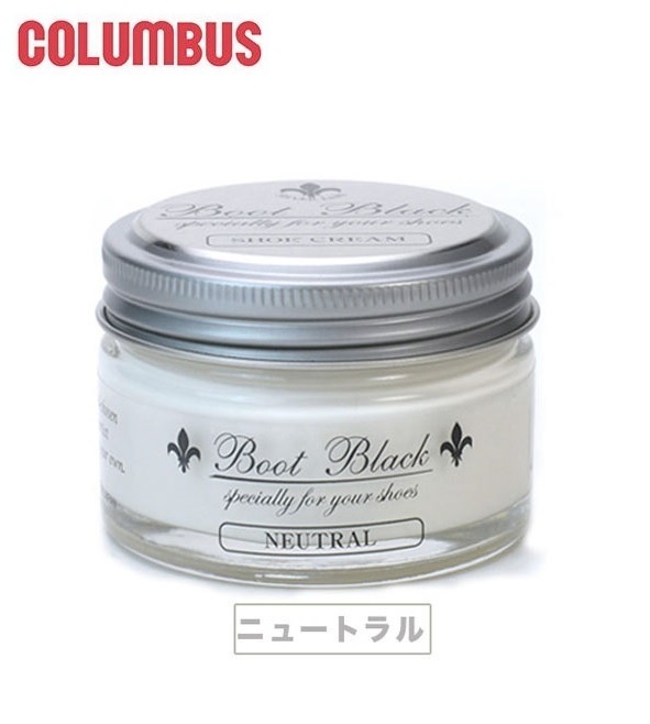 COLUMBUS コロンブス 日本製 シュークリーム 55g 【ニュートラル 無色】 レザー用クリーム 革靴手入れ 4971671-174436 (定形外)拍卖