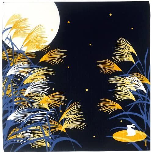 濱文様 小布 月下の力 秋 小風呂敷 50x50cm ランチクロス クリックポスト対応 ポイント消化拍卖