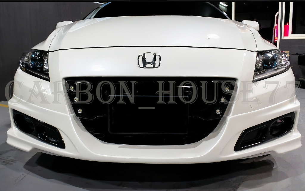 ★HONDA CRZ CR-Z ZF1 フロントバンパー+フォグランプカバー M型 ABS製 未塗裝 2011-2012☆.拍卖