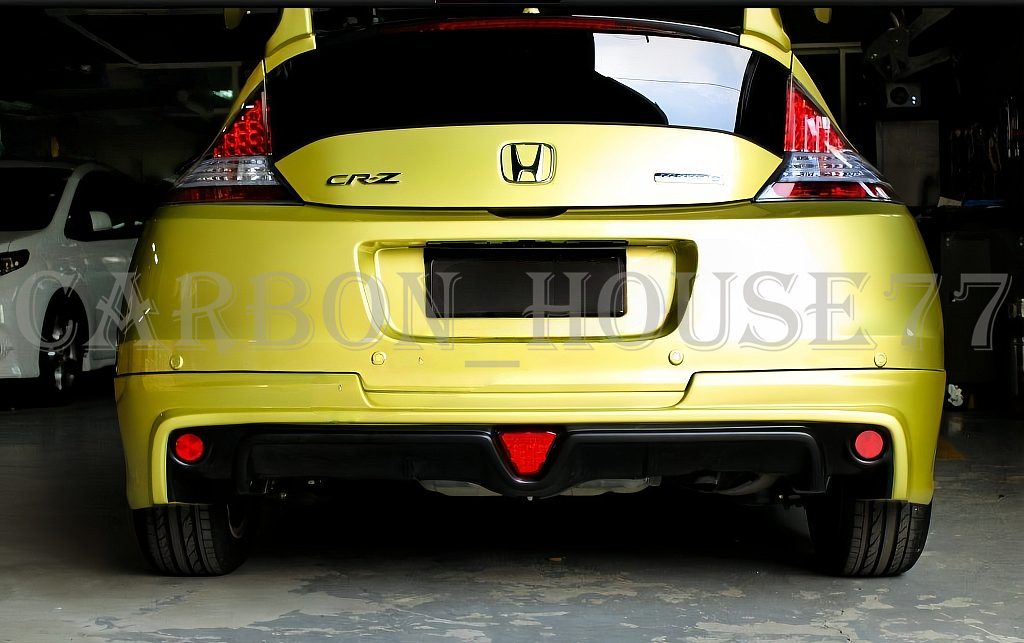 ★HONDA ホンダ CRZ CR-Z ZF1 ZF2 リア ディフューザー RR型 ABS製 未塗裝 《貼付タイプ》 2011-2015☆.拍卖