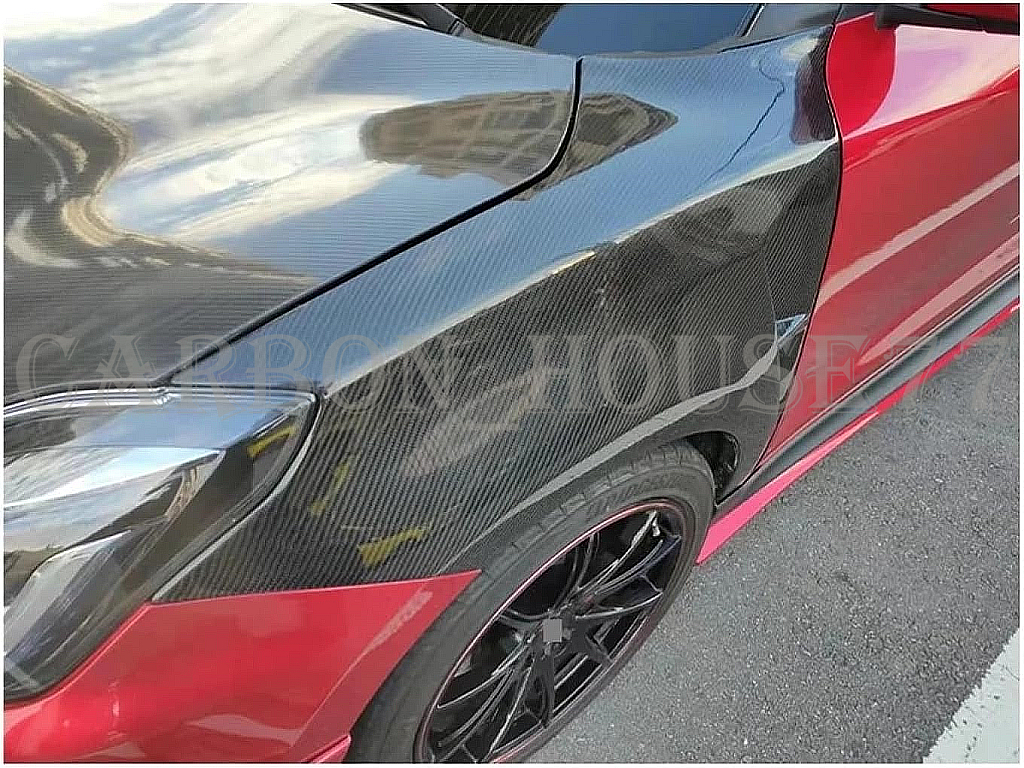 ★SUZUKI スイフト スポーツ 4代目 ZC33S カーボン フロント フェンダー パネル C型 2018‐2024 《左右ワンセット》《交換タイプ》☆拍卖