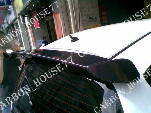 ★HONDA フィット 2代目 GE6/7/8/9型・GP1/2/3/4型 カーボン リア ウイング スポイラー M型 2007-2013☆拍卖