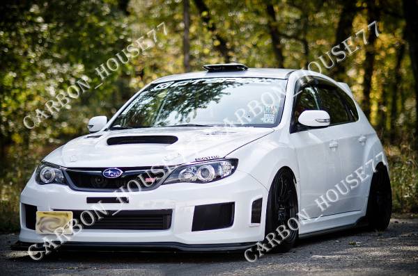 ★SUBARU インプレッサ SUBARU GRB GRF 5ドア GVB GVF C/D/E型 4ドア フロント リップ スポイラー FRP製 未塗装☆拍卖