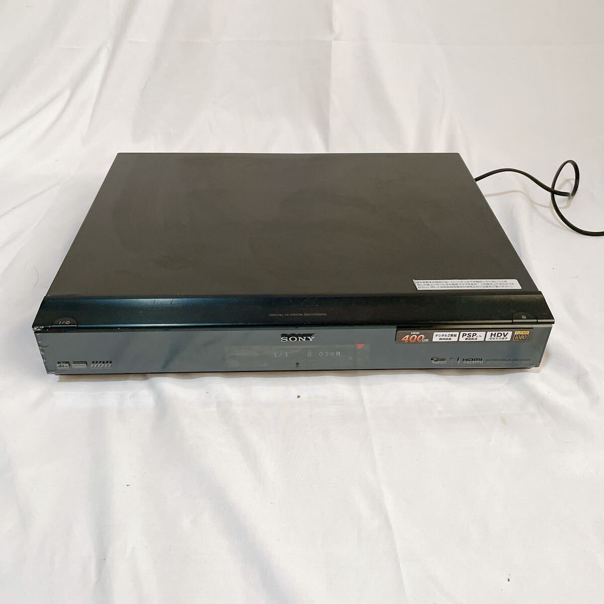 ジャンク通電確認済み SONY DVDレコーダー RDZ-D900A拍卖