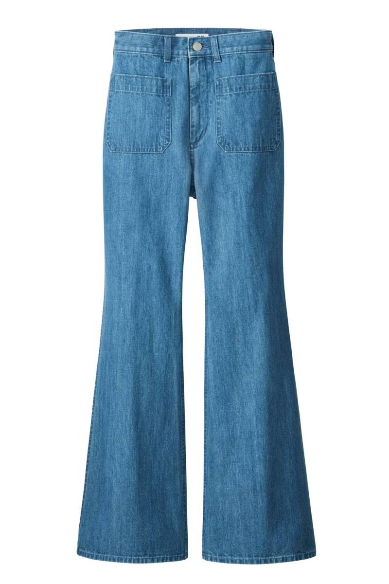 JW Andersonディオールのデザイナー x Uniqlo★フレアデニム★フレアジーンズ★70’sヴィンテージデザイン風拍卖