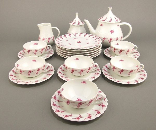 【未使用】 LIMOGES-FRANCE Georges Boyer リモージュ ジョルジュ・ボワイエ ティーセット フルセット拍卖