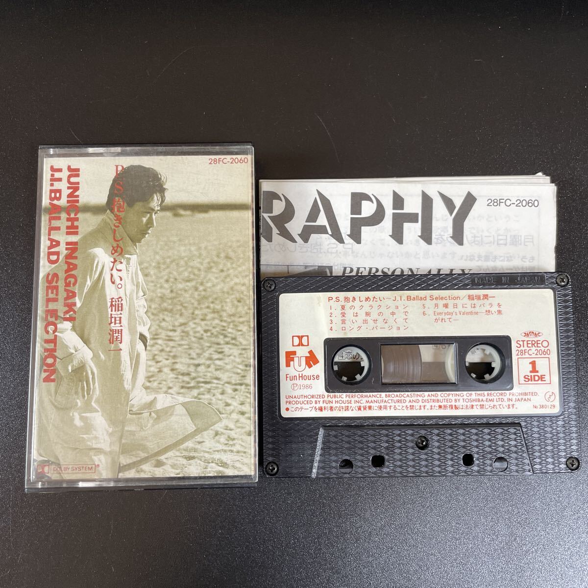 ★稲垣潤一 P.S.抱きしめたい カセットテープ★26拍卖