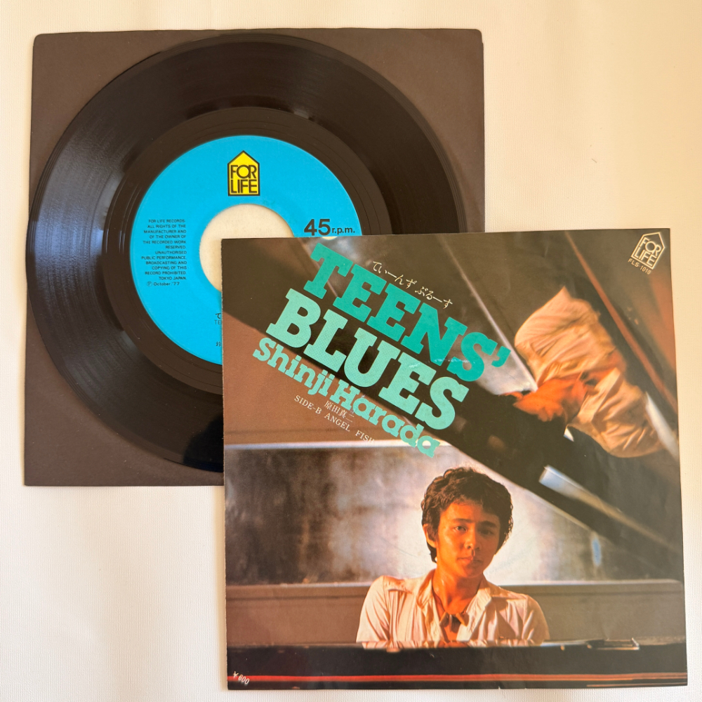 TEEN'S BLUES 昭和 当時物 EPレコード てぃーんずぶるー ANGEL FISH 7インチ Extended Play【6064拍卖