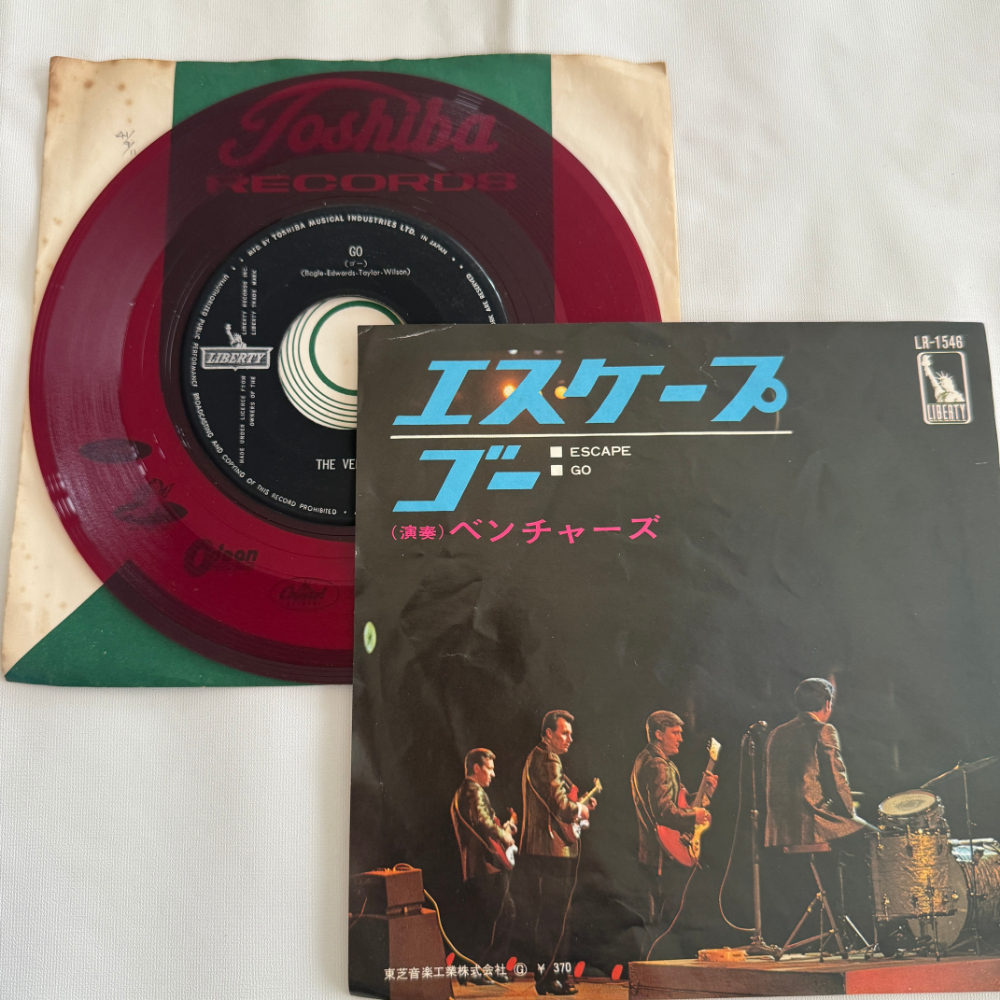 ベンチャーズ 昭和 当時物 EPレコード エスケープ ゴー 7インチ Extended Play【7058拍卖