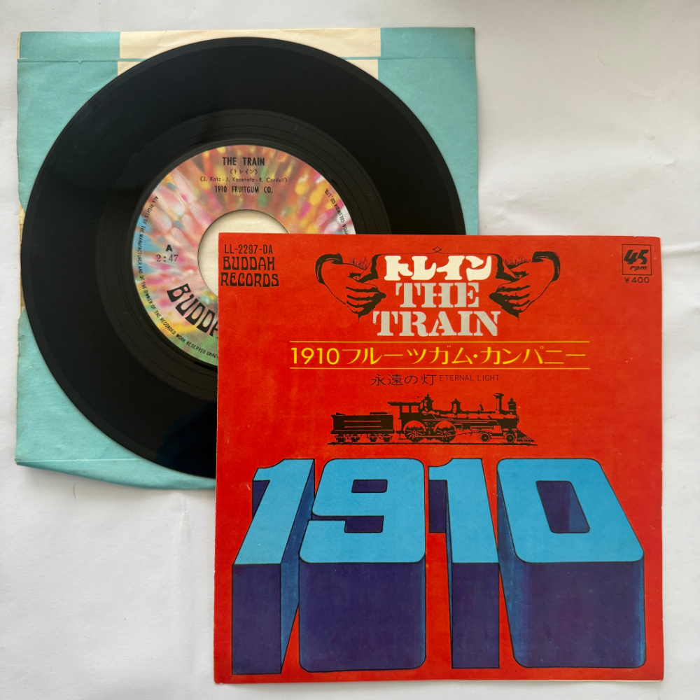 1910フルーツガム・カンパニー 昭和 当時物 EPレコード トレイン 永遠の灯 7インチ Extended Play【7139拍卖