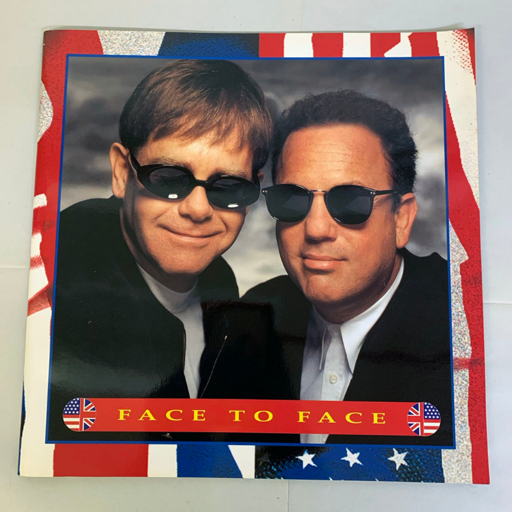 ELTON JOHN BILLY JOEL FACE TO FACE 1998 ツアー パンフレット 英語 日本語 エルトンジョン ビリージョエル【7293拍卖