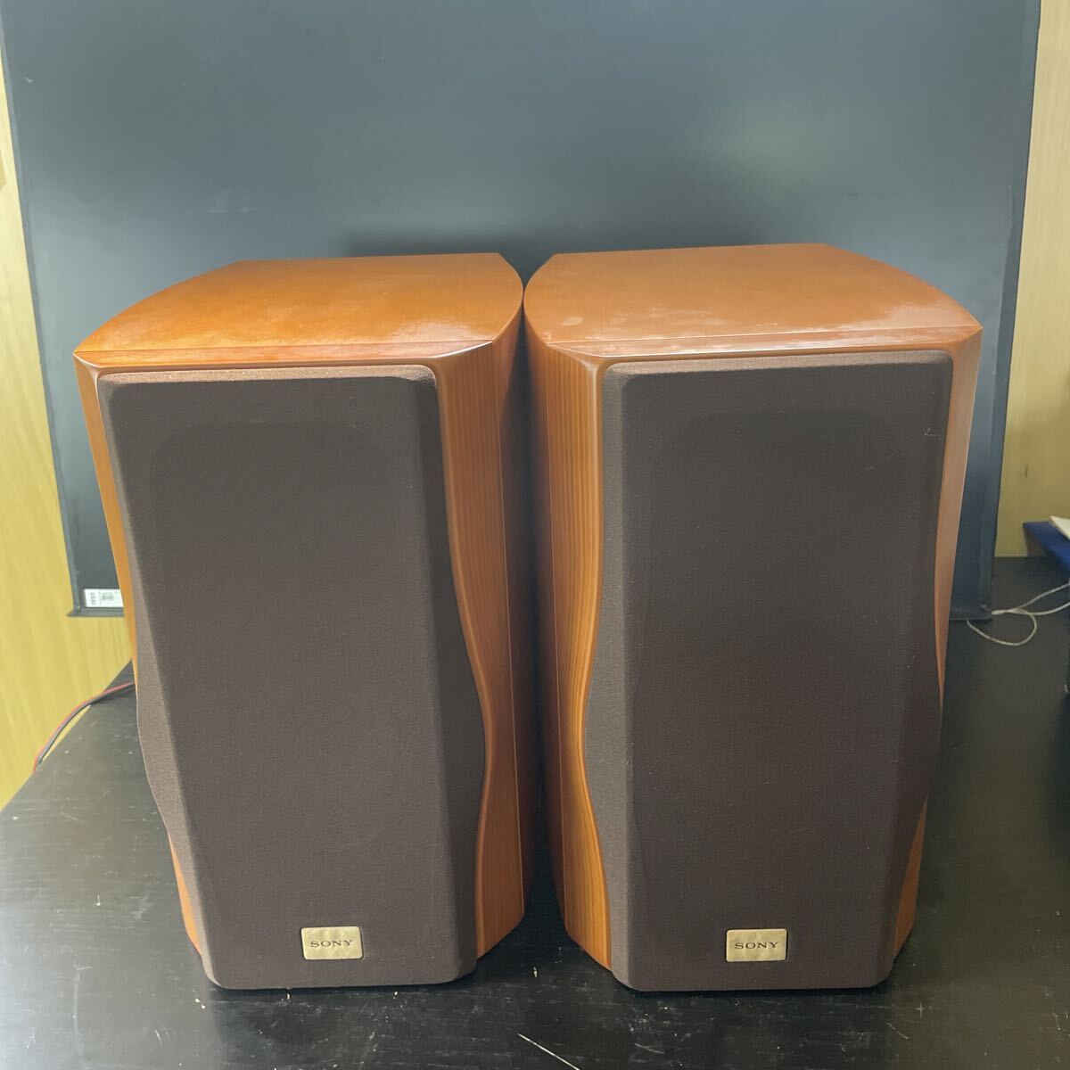 動作確認済 SONY(ソニー)SS-AL5 mk2・ハイレゾ対応スピーカー・70kHz再生対応ツイーター搭載、伊・高級家具メーカーAlfrex社キャビ採用 b拍卖