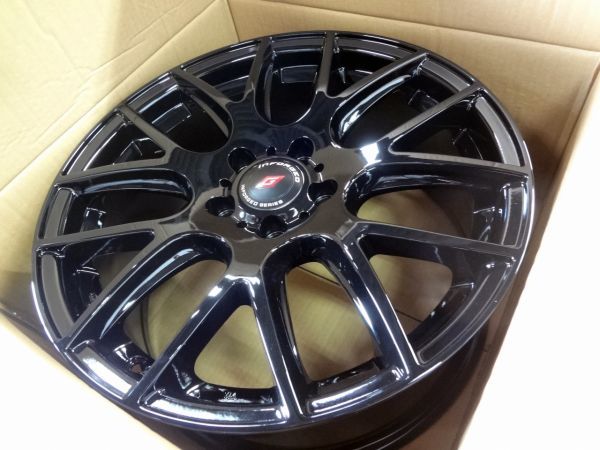 ■展示品■4本価格■ボルボ用 17インチ 7.5J+45 PCD108■C30 S40 V40 V50 V70 C70 S60 V60 S80 XC40 XC60 XC70などに!■ブラック■拍卖