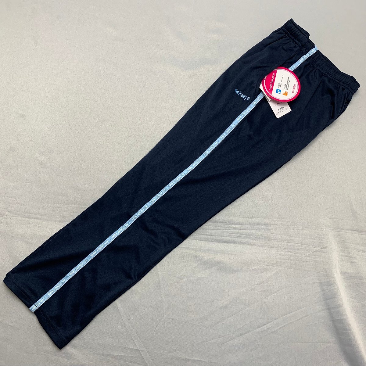 【送料無料】【新品】Kaepa レディース トレーニングパンツ(吸水速乾 UVカット) M ネイビー*サックス★62505拍卖
