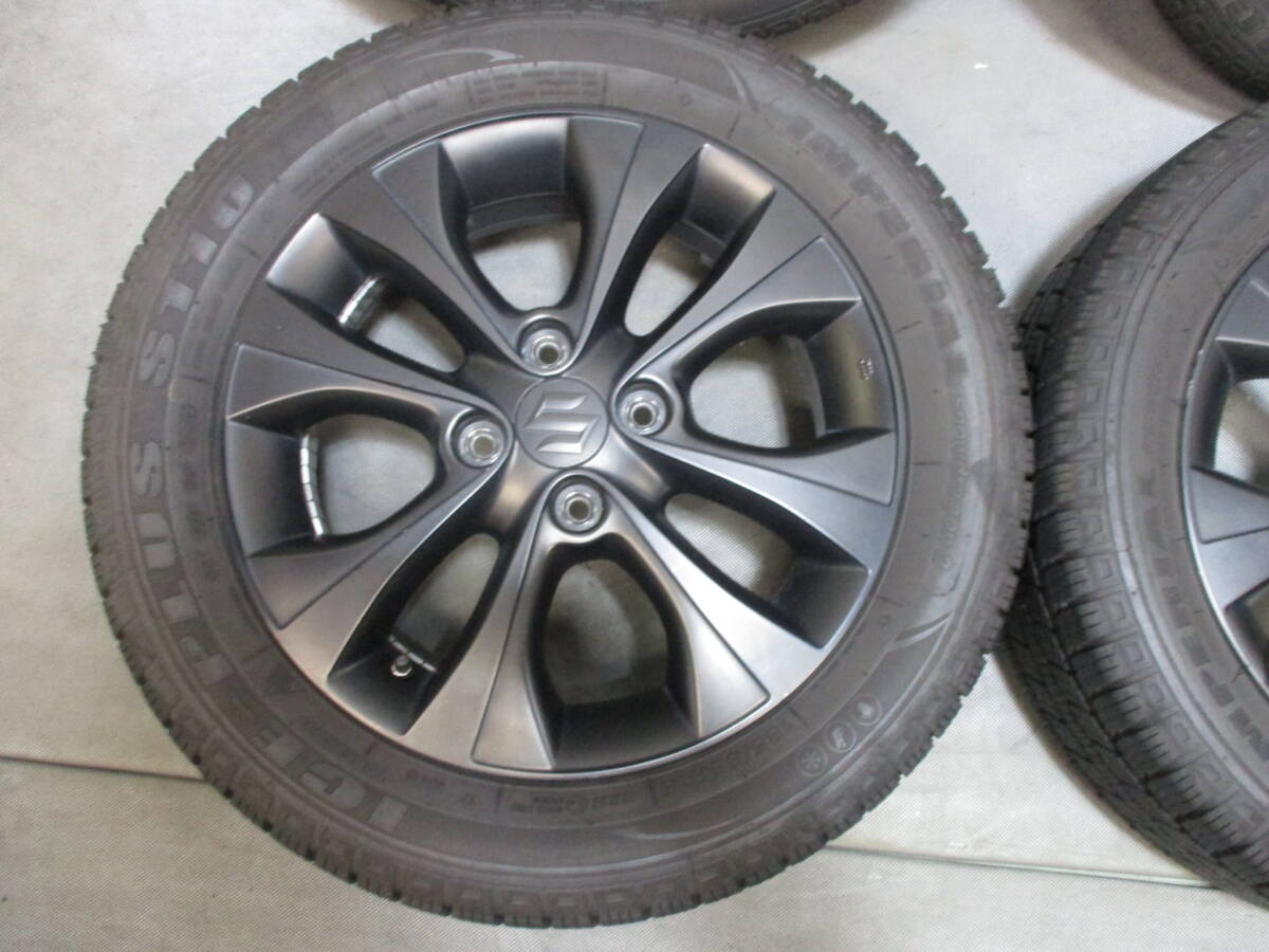 スズキ純正 黒塗装 IMPERIAL ICE-PLUS 185/55R15 4本拍卖