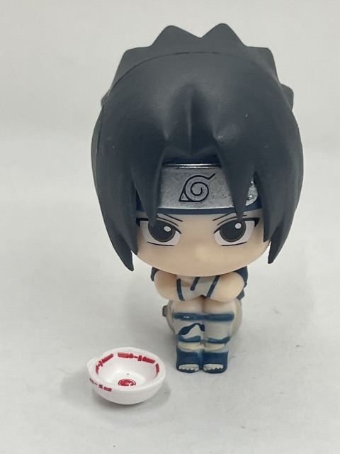 ■★BANDAI ガシャポン NARUTO-ナルト- まちぼうけ うちはサスケ(一楽ラーメンの器付) 拍卖