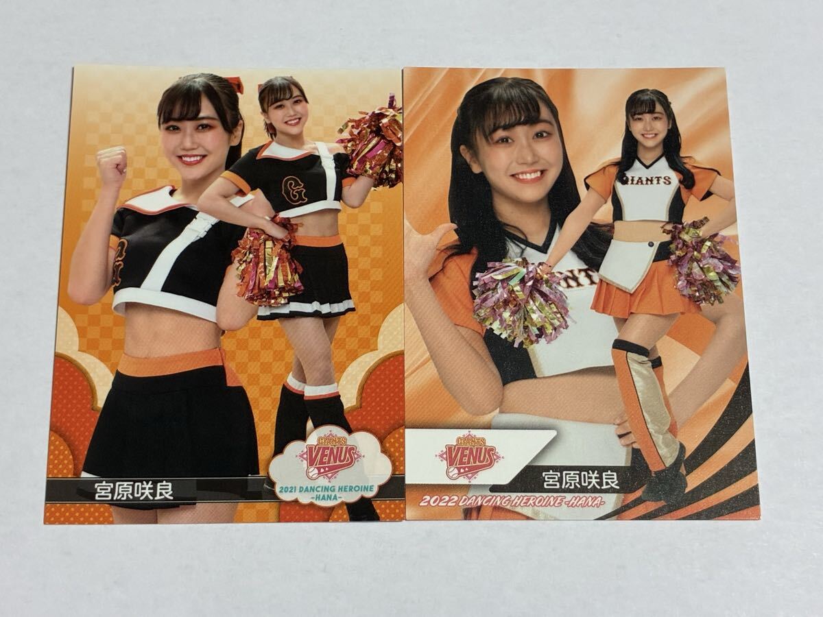 宮原咲良 2021 2022 BBM チアリーダー 華 舞 レギュラーカード 2枚セット 巨人 VENUS 即決拍卖