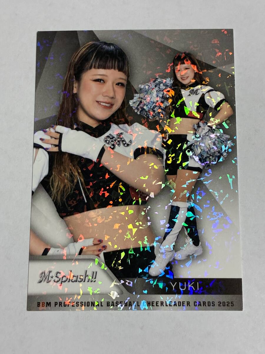 YUKI 2025 BBM チアリーダー ホロPPパラレル ホロパラレル ロッテ M☆Splash!! 即決拍卖