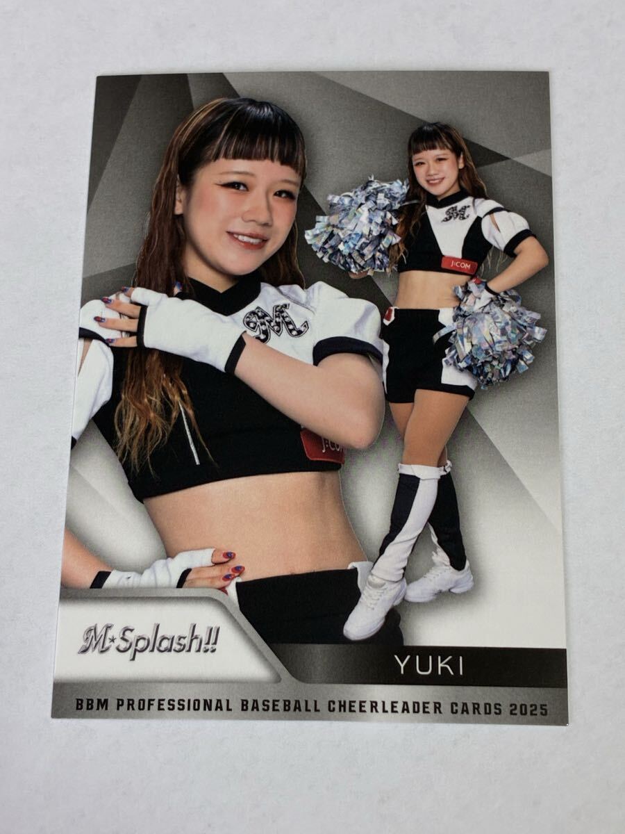 YUKI 2025 BBM チアリーダー レギュラーカード ロッテ M☆Splash!! 即決拍卖