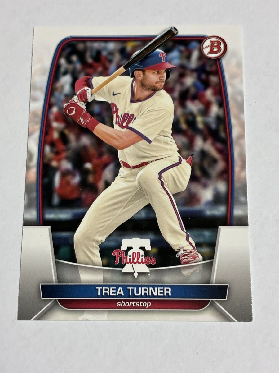 トレイ ターナー TREA TURNER 2023 BOWMAN #10 PHILLIES やや難有り 即決拍卖