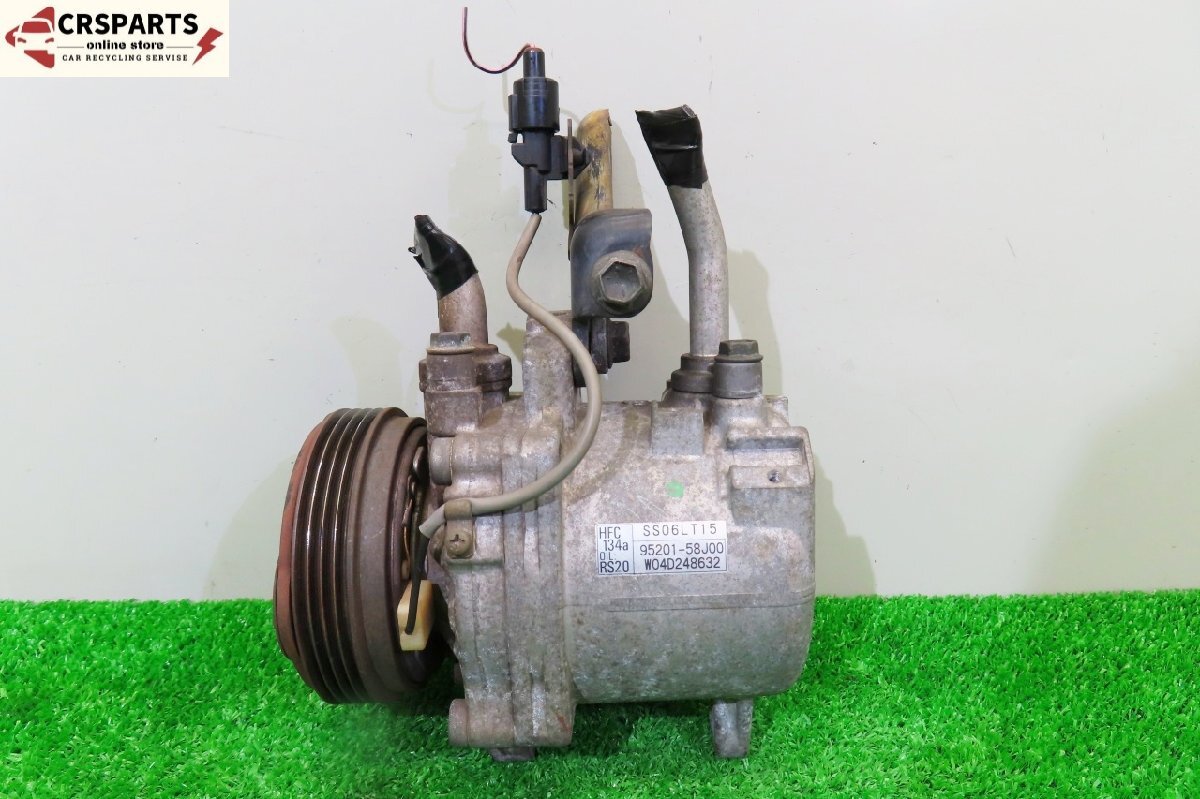 【即決! 即日発送可】ワゴンR MH21S 純正 ★約8万km エアコン AC クーラー コンプレッサー (95201-58J00) 検索HE21S MH22S 中古 13585拍卖