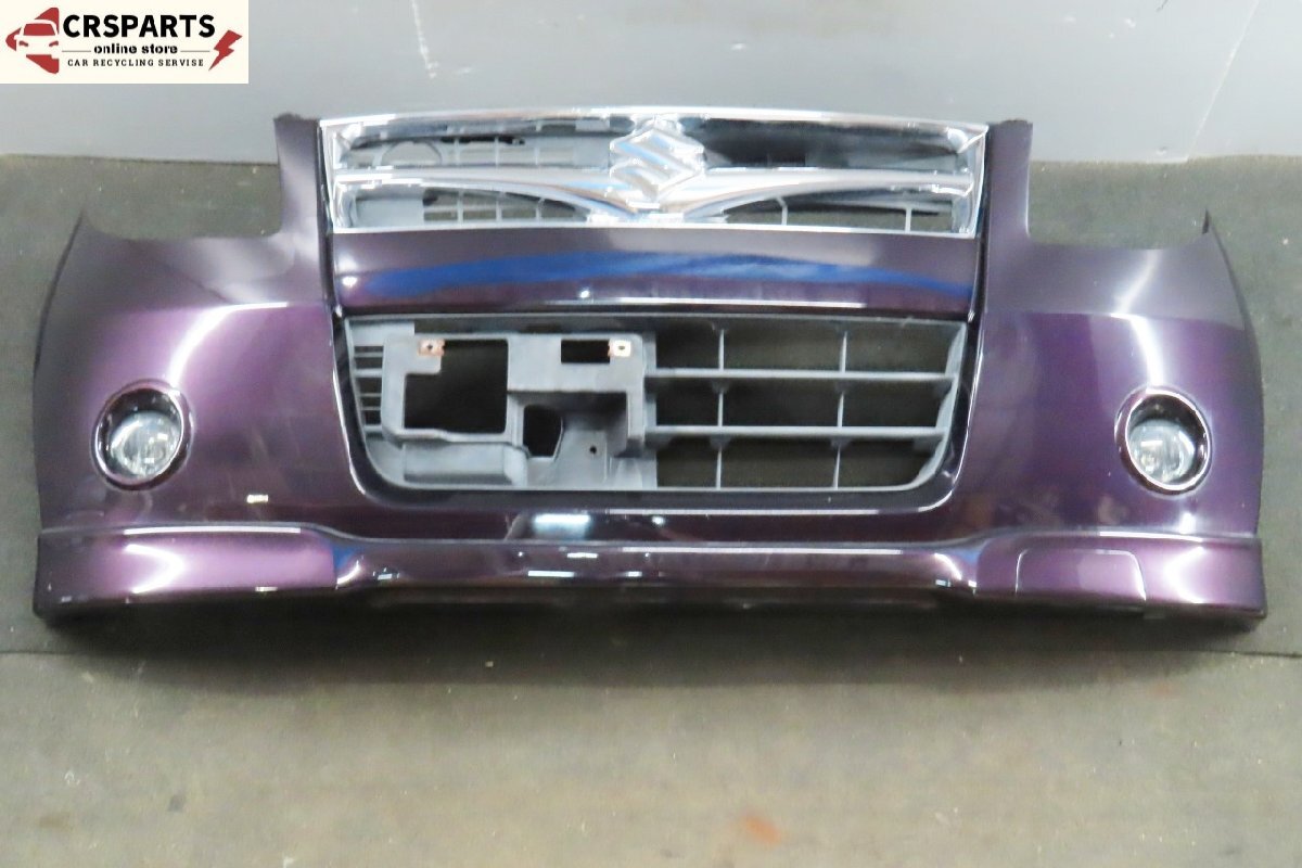 【即決】★送料込★ パレット DBA-MK21S 純正 フロント バンパー エアロ付 フォグ付 グリル付 ZED (71711-82K0) 中古 13675拍卖