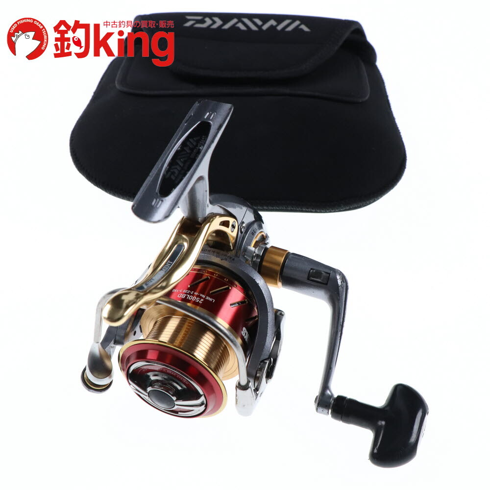 ダイワ 12 トーナメントISO 2500HLBD RCS ISO 2500LBDスプール付 /U254M メジナ クロ クロダイ チヌ レバーブレーキ リール拍卖