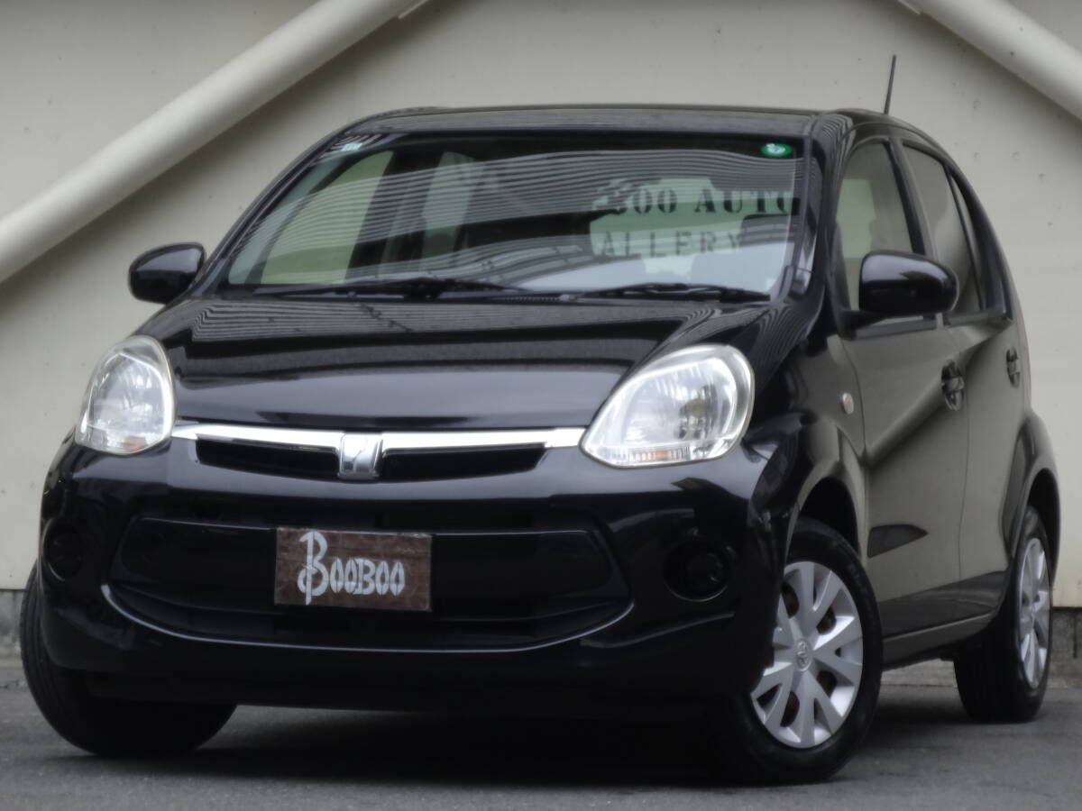 ☆修復歴無!低走2.4万㌔【パッソ】1,300ccグレード【1.3G】人気カラーブラック/スマートキー/純正SDナビ/Bluetooth/ETC/オートエアコン拍卖