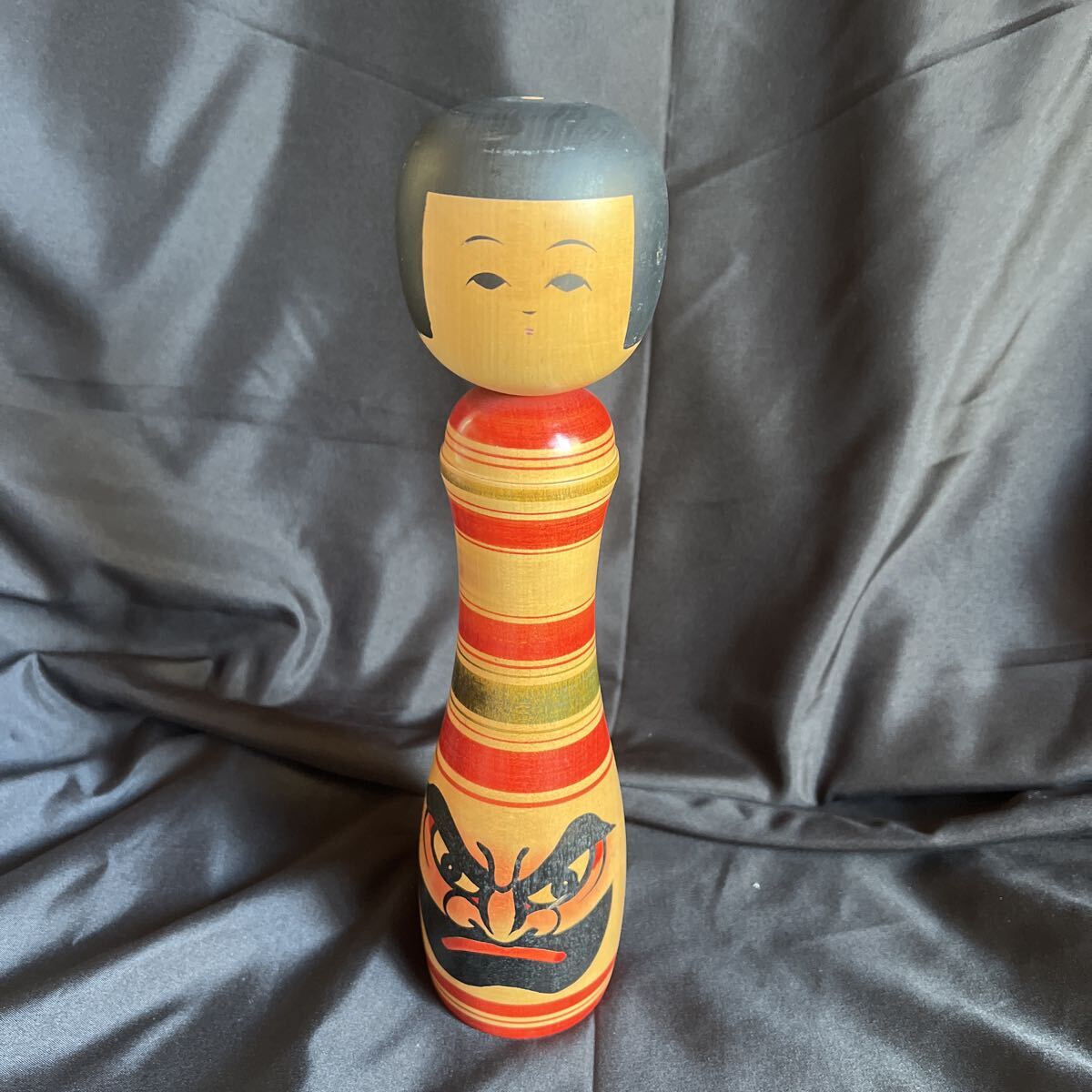 T9-7-10 伝統こけし 達磨 レトロ 郷土玩具 置物 高さ31㎝拍卖