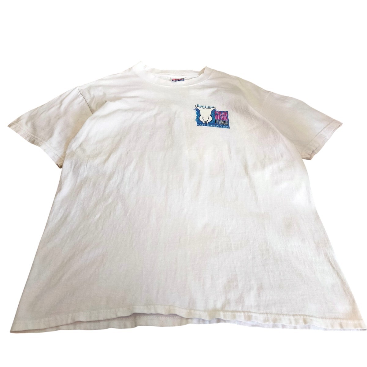 古着 Hanes 半袖Tシャツ 動物園 バックプリント アニマル 90s 00s拍卖