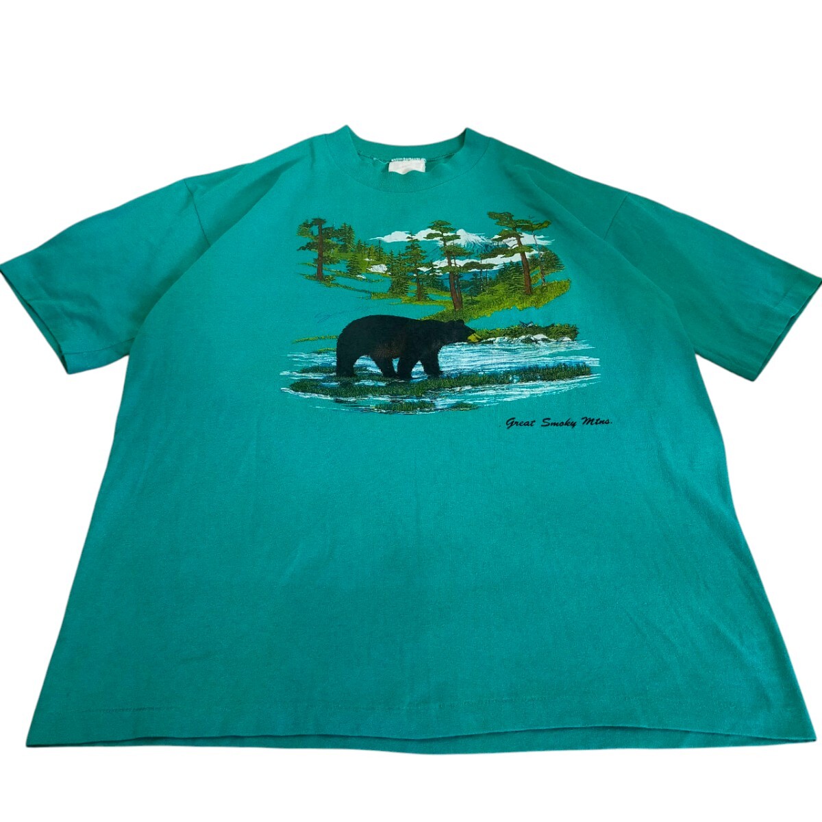 古着 unknown 半袖Tシャツ アニマルTシャツ シングルステッチ アメリカ製 80s 90s拍卖