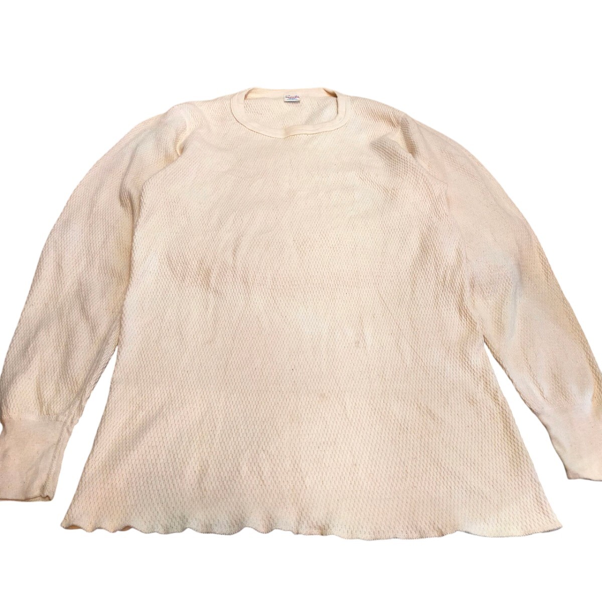 古着 jockey 長袖カットソー サーマル ロンT アメリカ製 80s拍卖