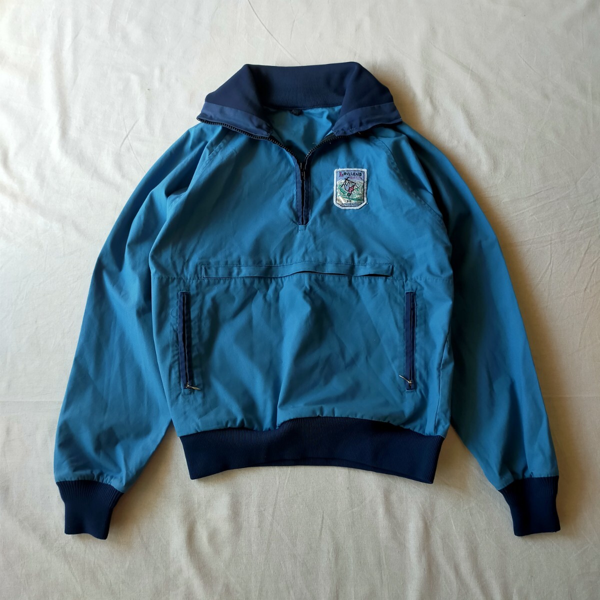 古着 frostline ハーフジップジャケット プルオーバー ワッペン 70s拍卖