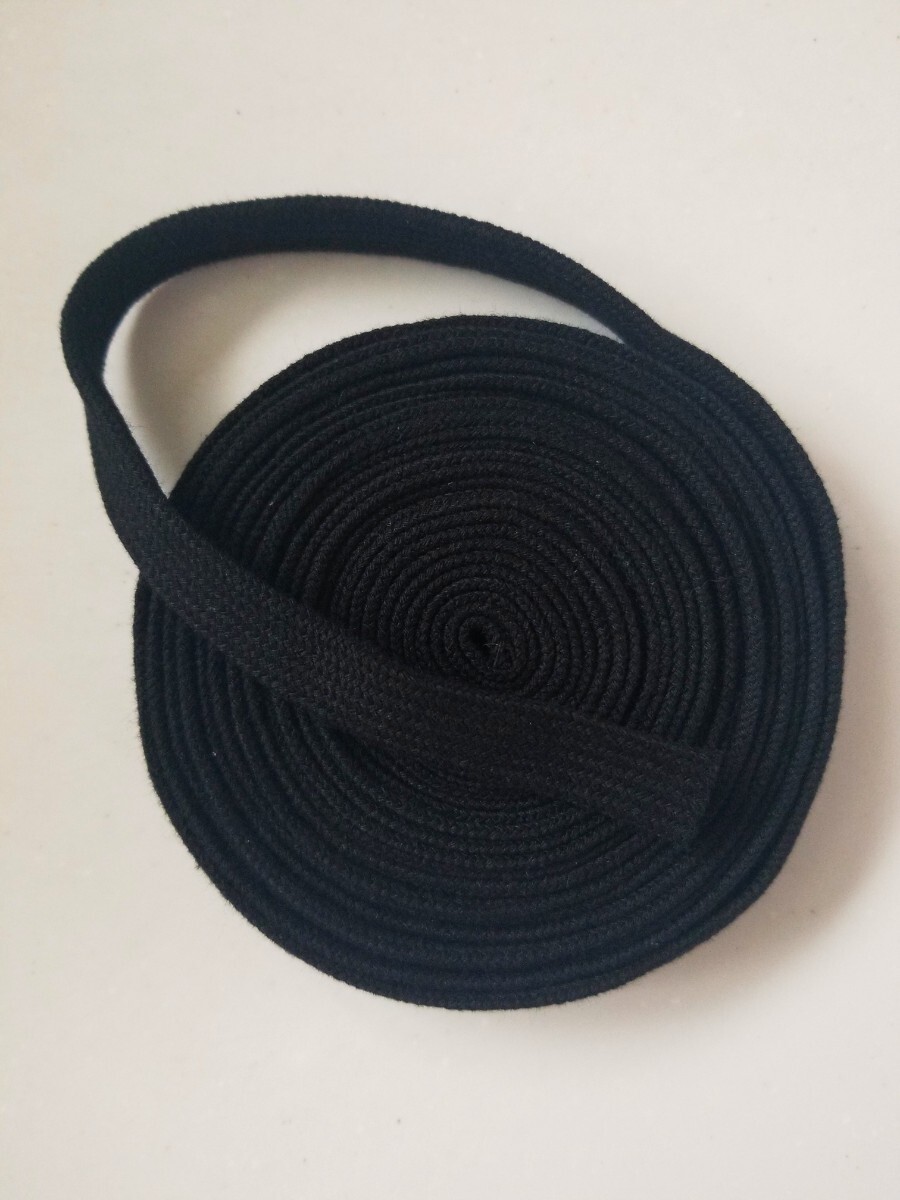 刀装具 日本刀 柄巻 4メートル 黒 木綿拍卖