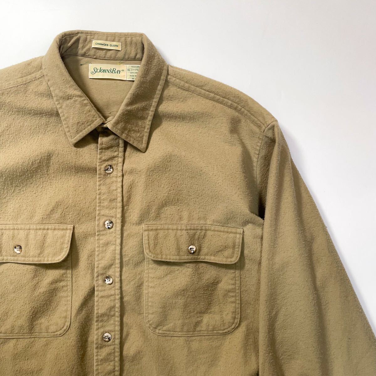 80s 90s st Johns Bay セントジョンズベイ フランネル ワーク ビッグマック ビンテージ アメリカ製 usa old XL 70s シャモアクロス flannel拍卖
